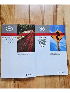 2026 TOYOTA COROLLA CROSS HYBRID Owner's Manual & Multimedia